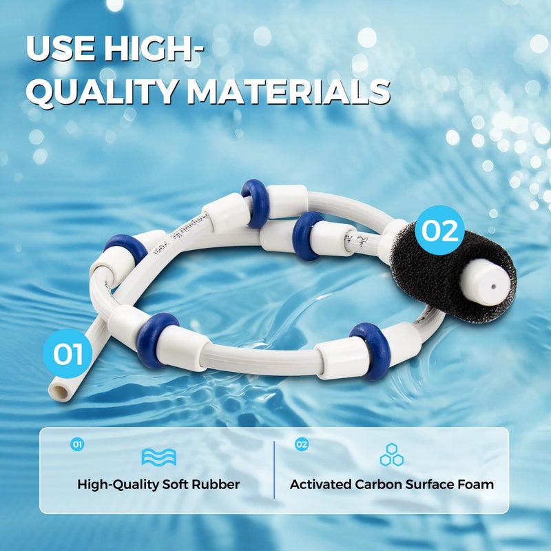 Funmit Automatic Pool Cleaner Sweep Hose Complete B5 B-5 Replacement for Zodiac Polaris 280 380 480 180 Pool Cleaner (1 Pack) - Image 2